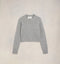 AMI PARIS Pull Col Rond Embroderie Ami Mens Apparel